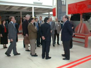 EMTA Members visiting a workshop for tramways in Prague