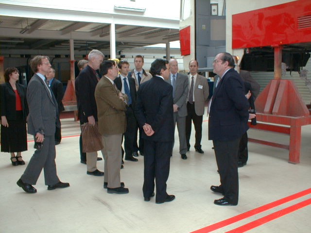 EMTA Members visiting a workshop for tramways in Prague