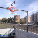Madrid underground station