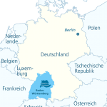 Map showing the region within the country