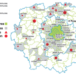 Map of the metropolitan area