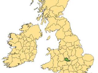 Map showing the Metropolitan Area within the country