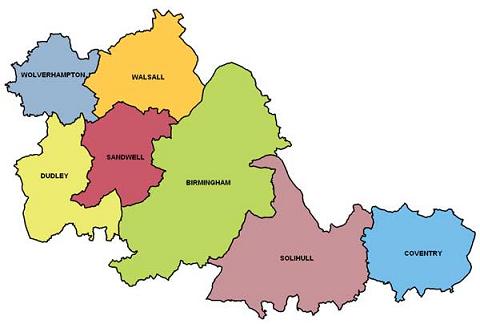 Map of the Metropolitan area