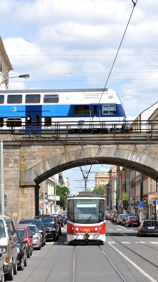The role of suburban railway as a backbone transport mode is crucial for integrated system connecting capital city of Prague with metropolitan region The role of suburban railway as a backbone transport mode is crucial for integrated system connecting capital city of Prague with metropolitan region