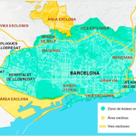 Figure 2 - Low Emissions Zone (ZBE) of Barcelona (in green)
