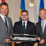 Left to right: Wolfgang Schroll, CEO, VOR / Ludwig Schleritzko, Landesrat für Finanzen und Mobilität, Lower Austria / Gerhard Stindl, CEO, NÖVOG / ©: NLK/Reinberger
