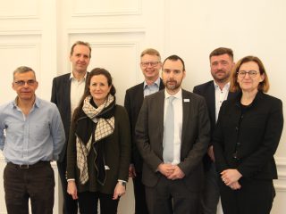 Left to right : Lluis Alegre, Alex Williams, Laura Delgado Hernandez, Mika Nikänen, Laurent Probst, Lukasz Franek, Dorthe Nøhr Pedersen
