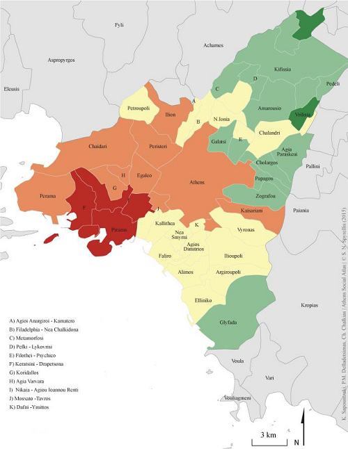 Athens Metropolitan Area Map