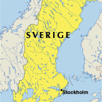 Map of Sweden